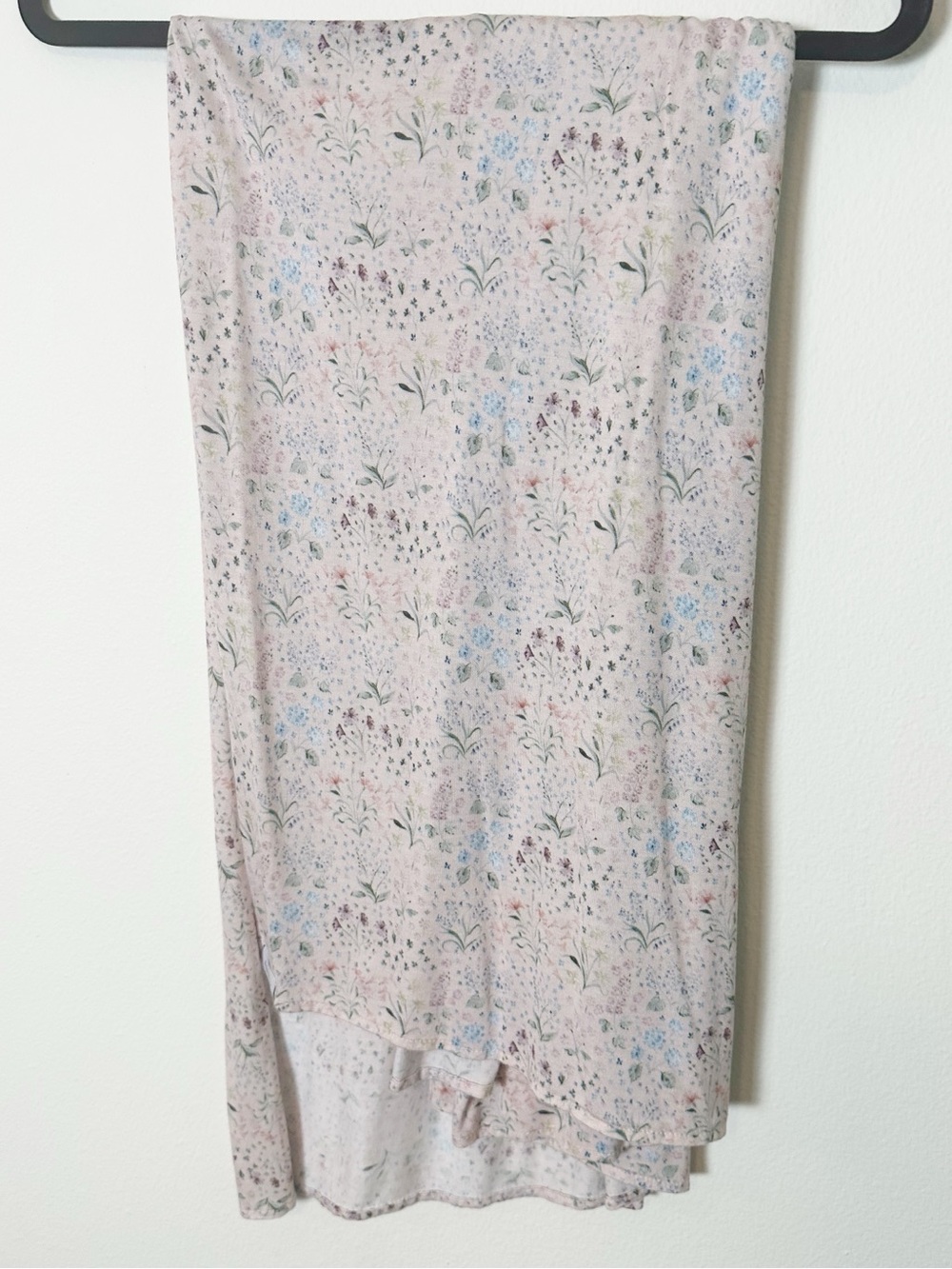 Solly Baby Swaddle Blanket Light Pink Floral Print One Size